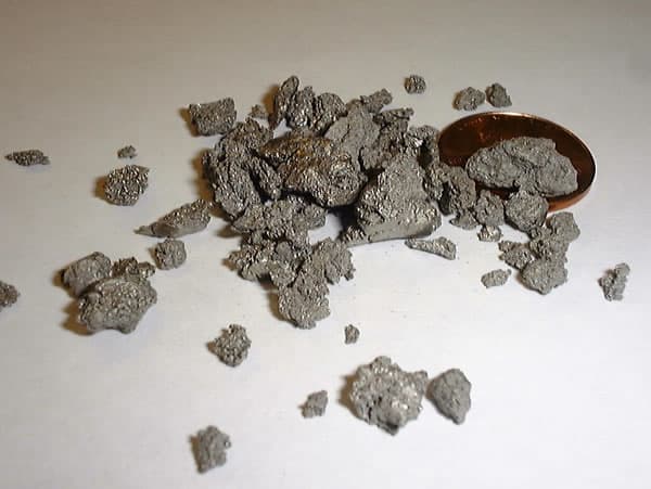 Raw titanium sponge